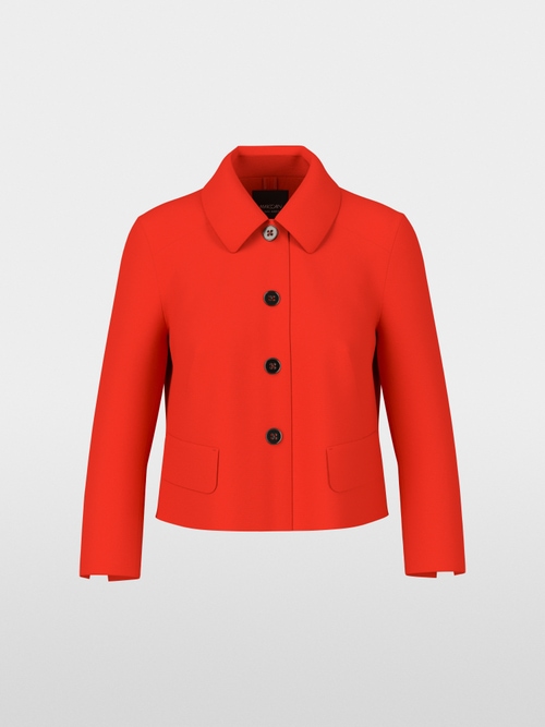 Short jacket with Kent collar