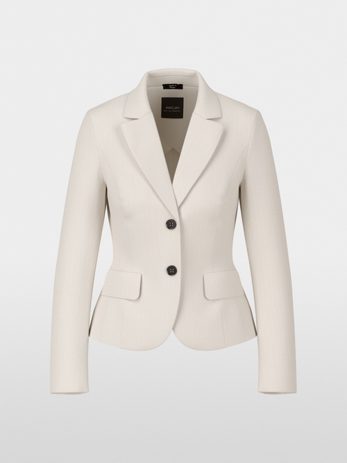 Fitted blazer in jersey