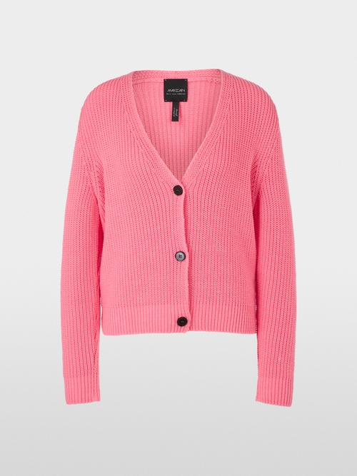 Cardigan plain - knitted in Germany