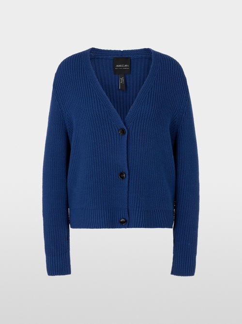 Cardigan plain - knitted in Germany