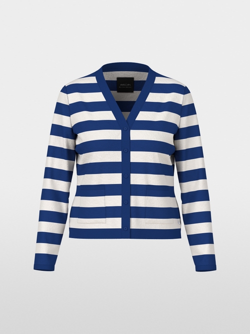 Cardigan rayé "Rethink Together"