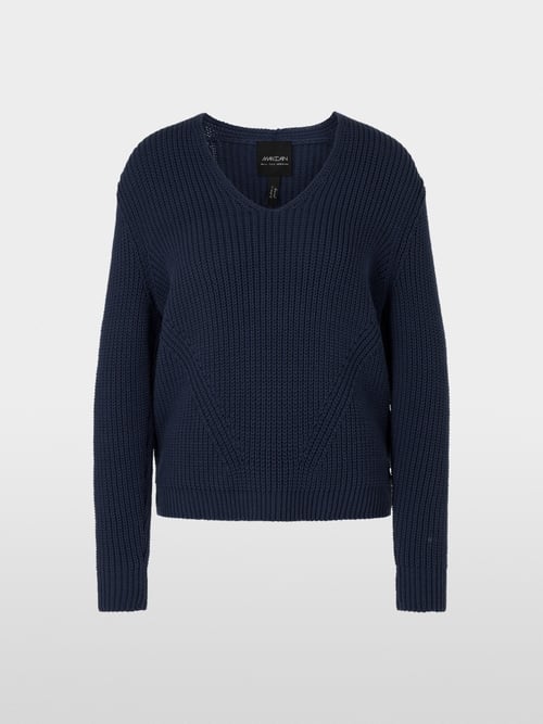 Sweater mit V-Neck Knitted in Germany