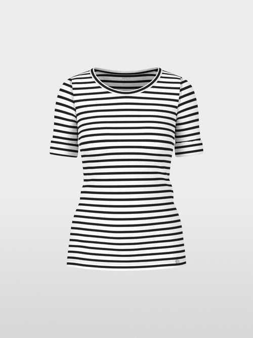 Striped T-shirt made of cotton rib
