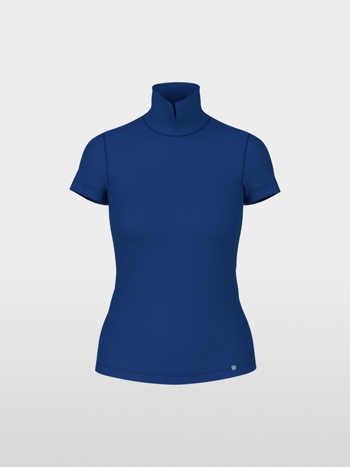 Plain T-shirt with short sleeves