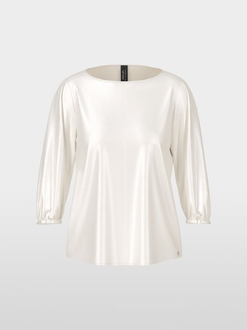 Feminine Bluse in reiner Seide