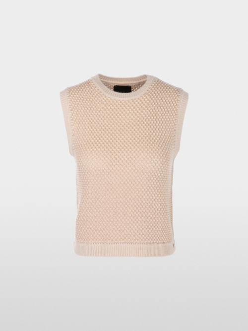 Stricktop mit Glitzer Knitted in Germany