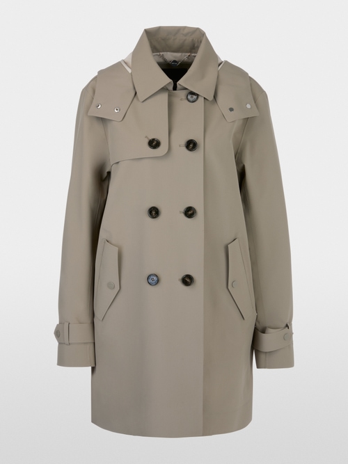 Outdoor jacket with hood