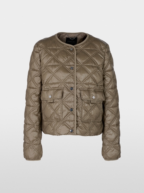 Veste d'extérieur matelassée en losanges