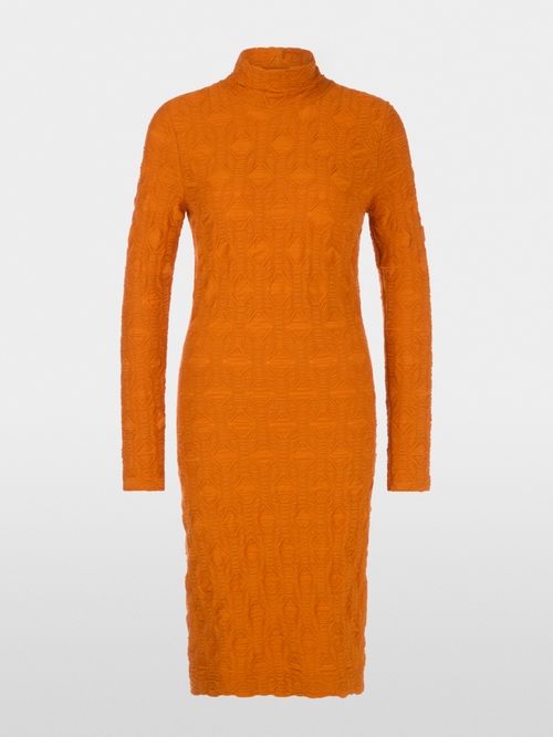 Robe en jersey à structure 3D