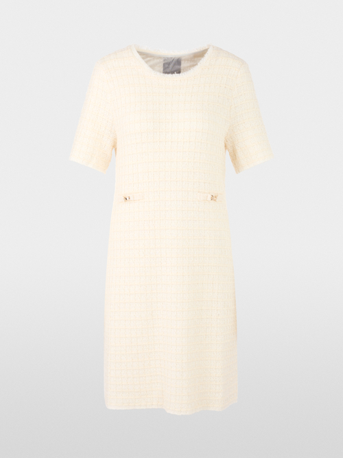 Knitted in Germany: Jurk met korte mouw
