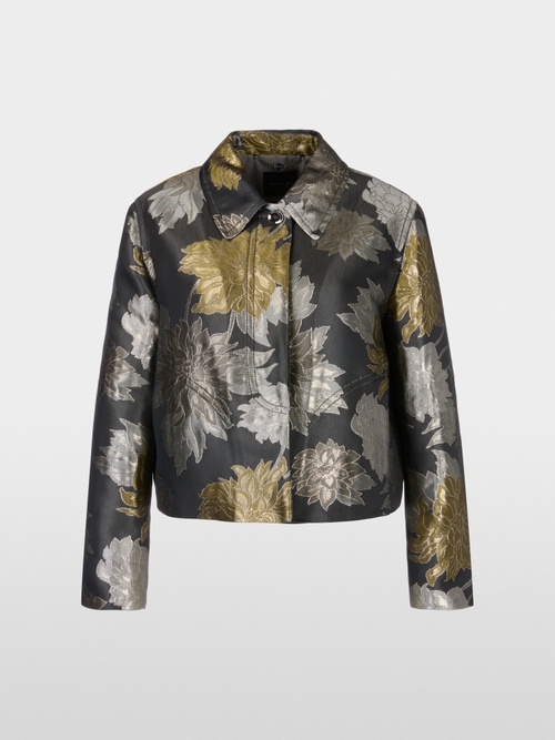 Veste courte en jacquard