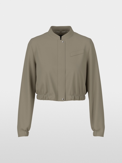 Zacht vloeiend blousonjack