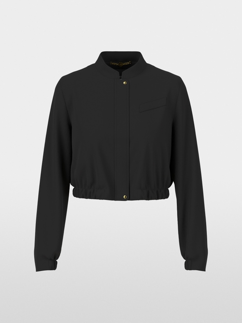 Soft flowing blouson jacket