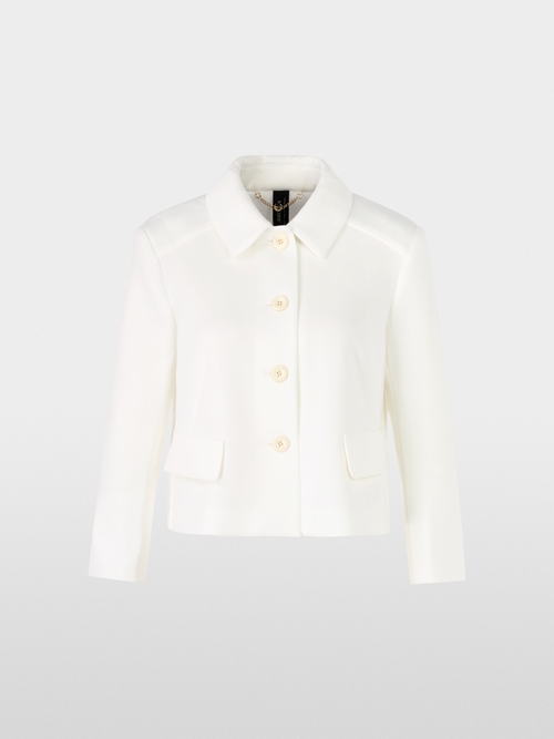Jacket in scuba jersey