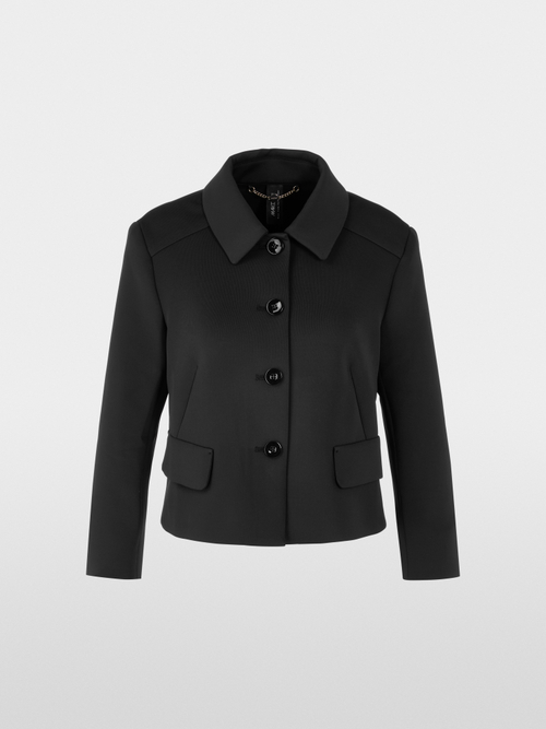 Jacket in scuba jersey