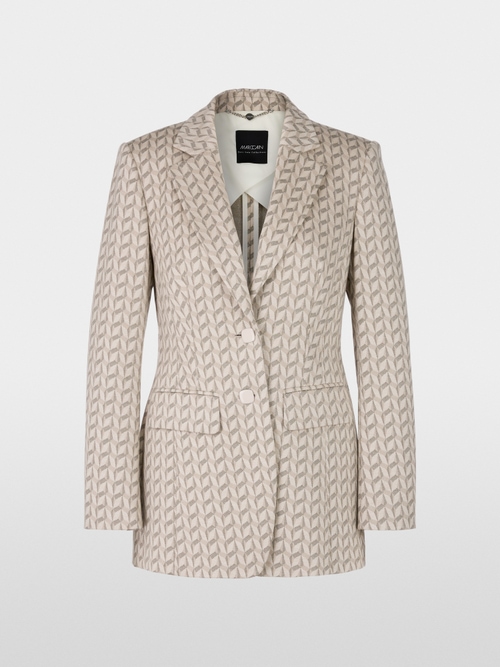 Blazer in grafische jacquard