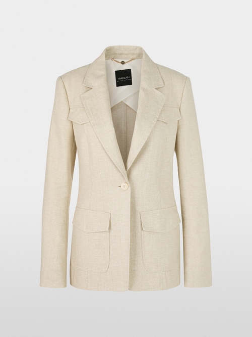 Nauwsluitende blazer in utility-stijl