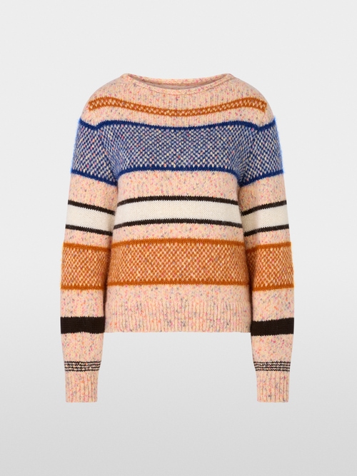 Striped sweater: knitted in Germany
