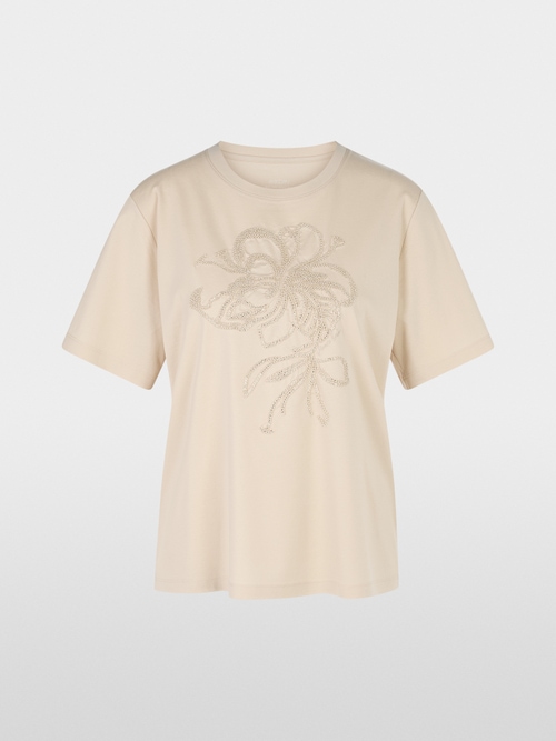 Embroidered T-shirt in pure cotton