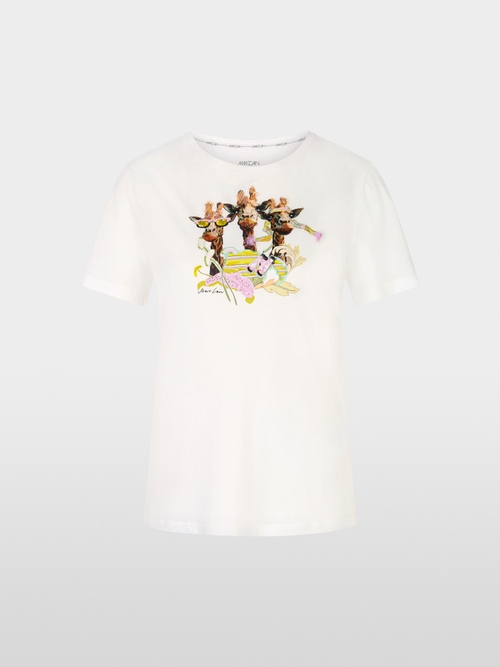T-shirt met motief van 100 % katoen