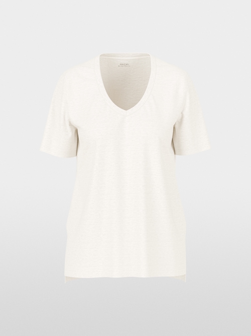 T-shirt met verkoelend linnen