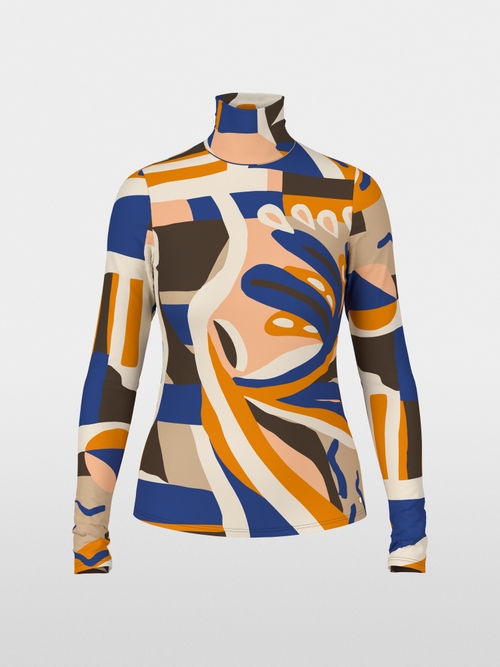 T-shirt met grote print