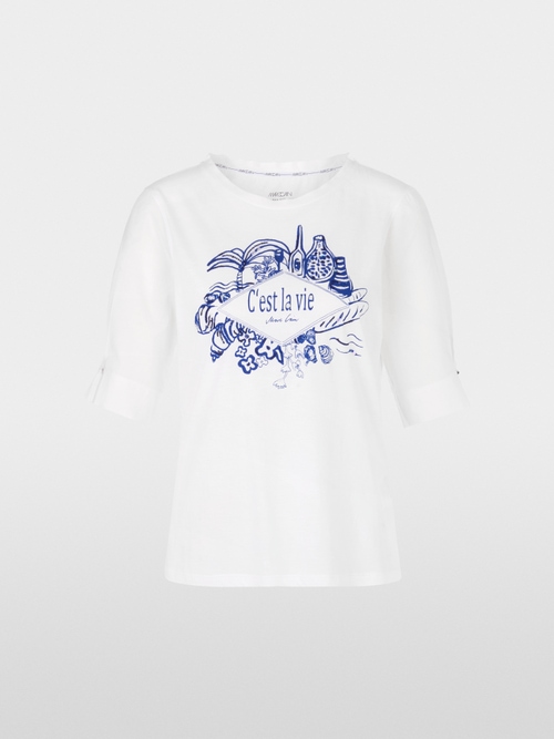 T-shirt with placed print