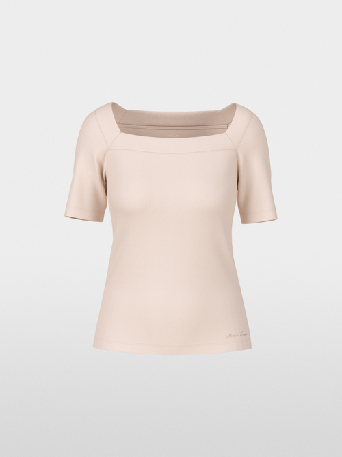 T-shirt avec encolure carrée