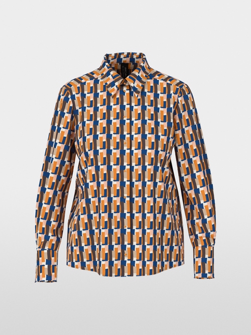 Blouse with graphic arty design