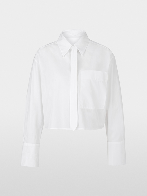 Blouse in cropped snit