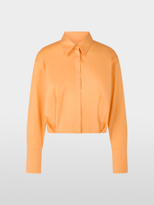 Cropped Bluse mit Baumwolle