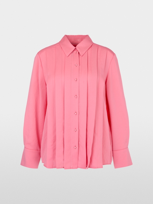 “Rethink Together” blouse met plooien