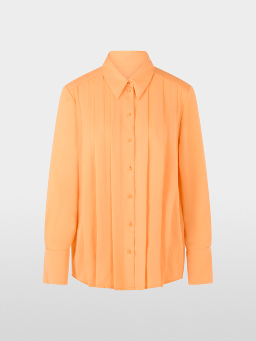 "Rethink Together" Bluse mit Falten