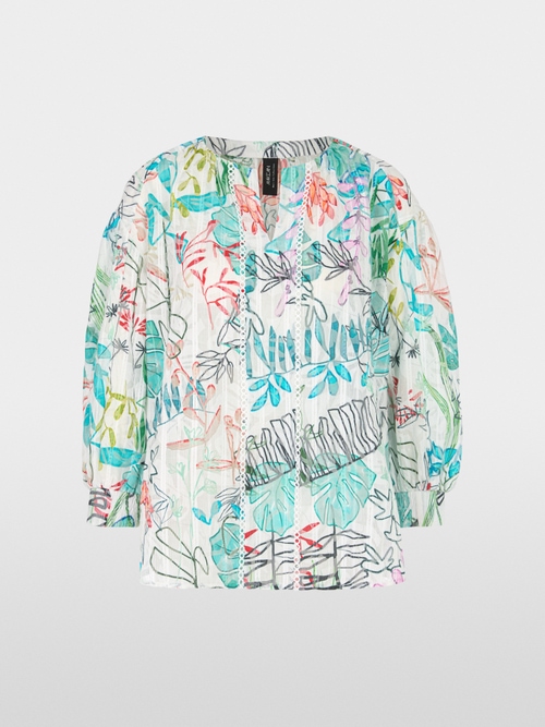 Blouse ample en tissu léger