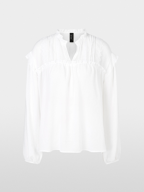 Blouse « Rethink Together » avec dentelle