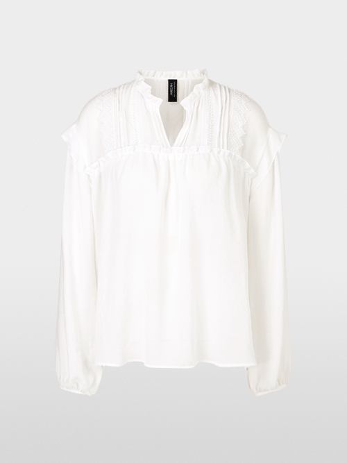 “Rethink Together” blouse met kant