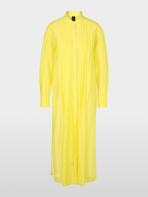 Long shirt blouse with pintucks