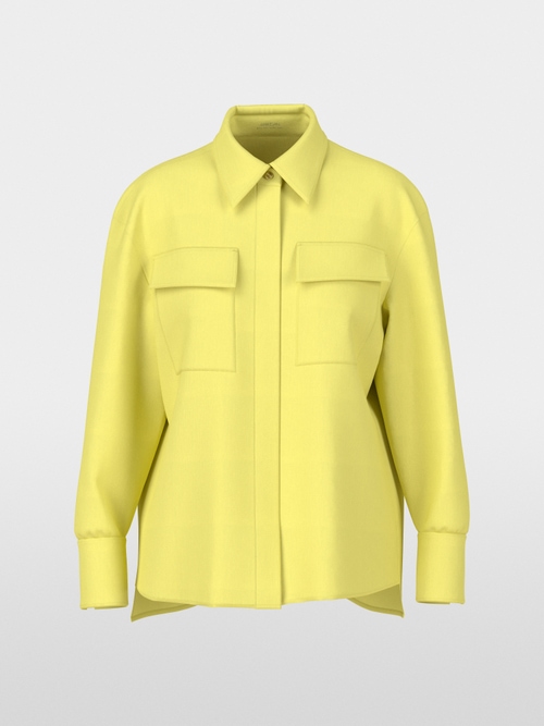 Oversized utility style shirt blouse