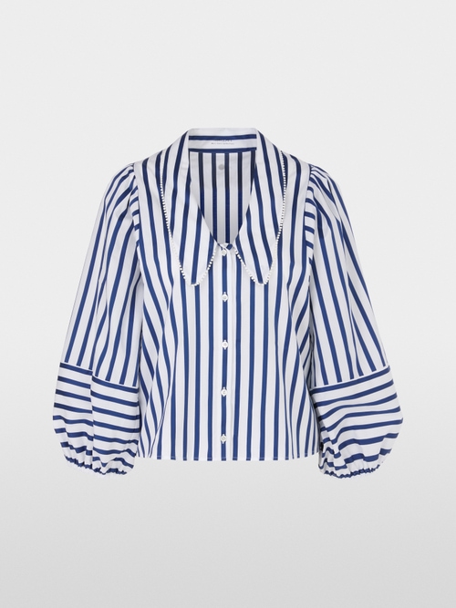 Blouse avec bordure à glands