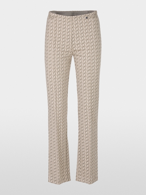 FATSA jersey jacquard trousers