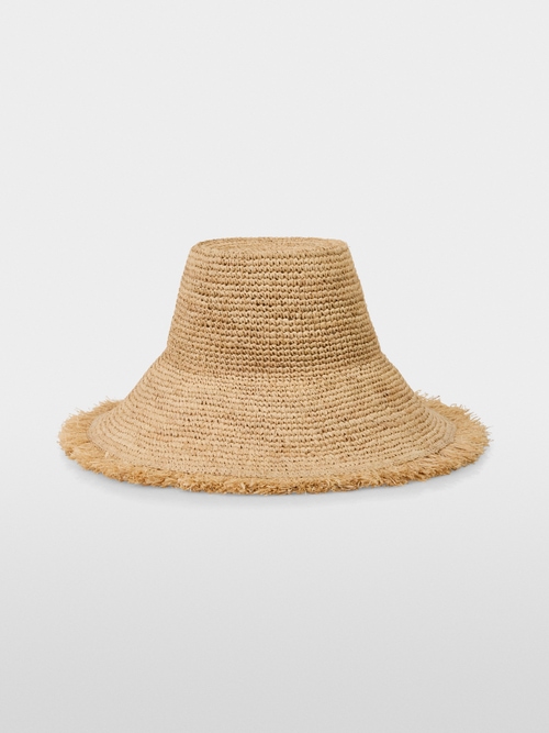 Summery raffia fisherman's hat