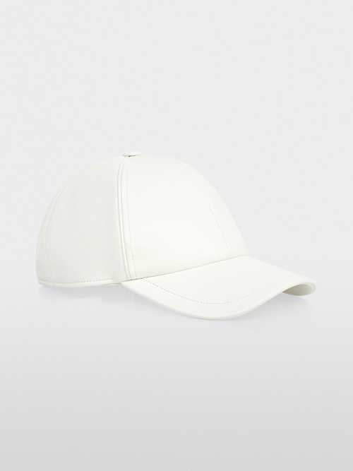 Casquette en fausse nappa