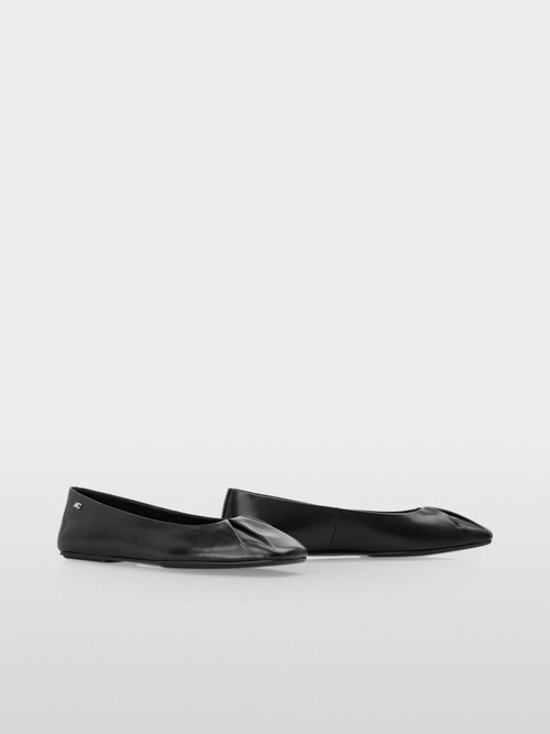 Ballerines en cuir de chèvre avec semelle douce