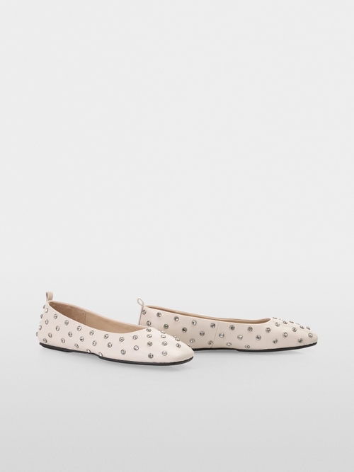 Soft ballerina flat made of goat nappa