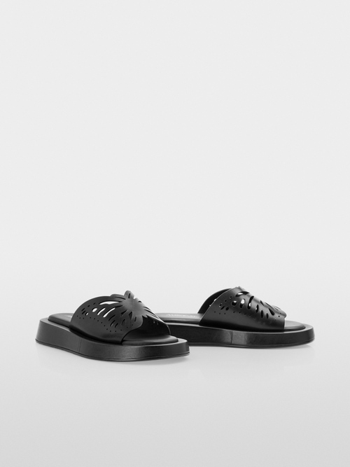 Mules with Cut-Out Design