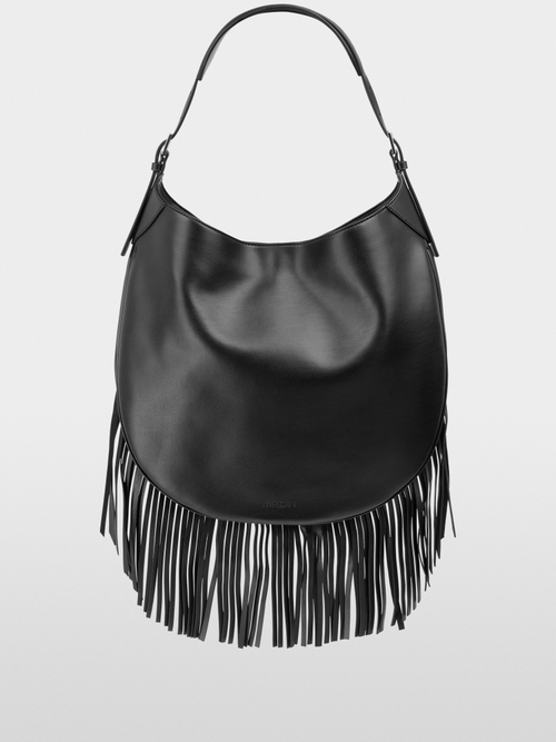 Sac hobo "Rethink Together" avec franges