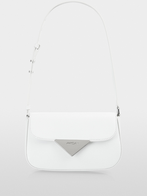 Schoudertas met metalen sluiting