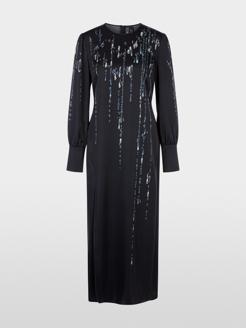 "Rethink Together" Kleid mit Kristallen