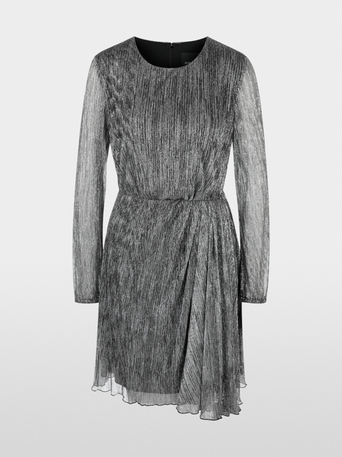 Robe en jersey métallique
