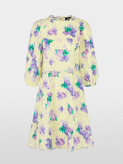 Robe courte sixties 100 % lin